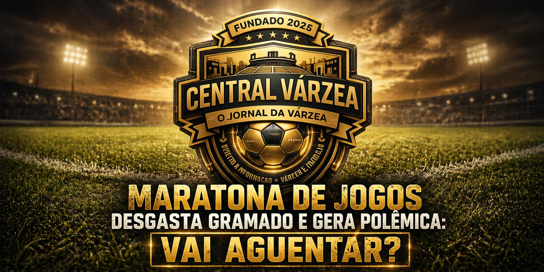 Maratona de jogos no mesmo gramado levanta debate na Copa Minicampo: vai aguentar a semana inteira?