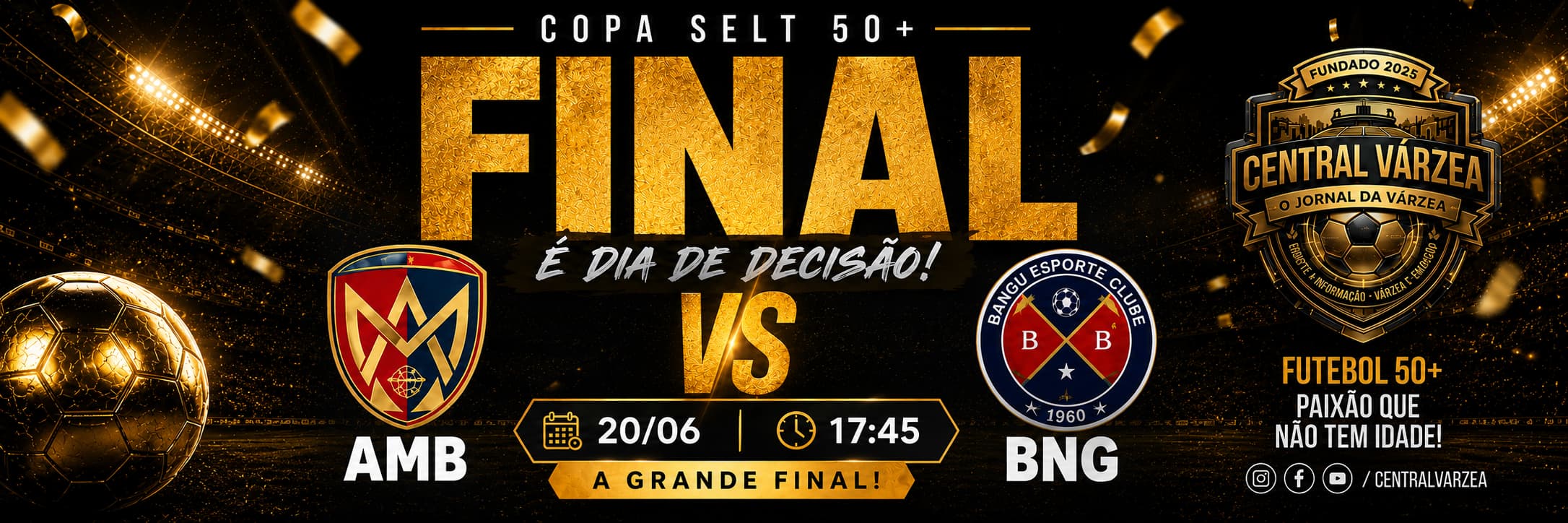 COPA SELT 50+ TEM SUA GRANDE DECISÃO NESTE SÁBADO