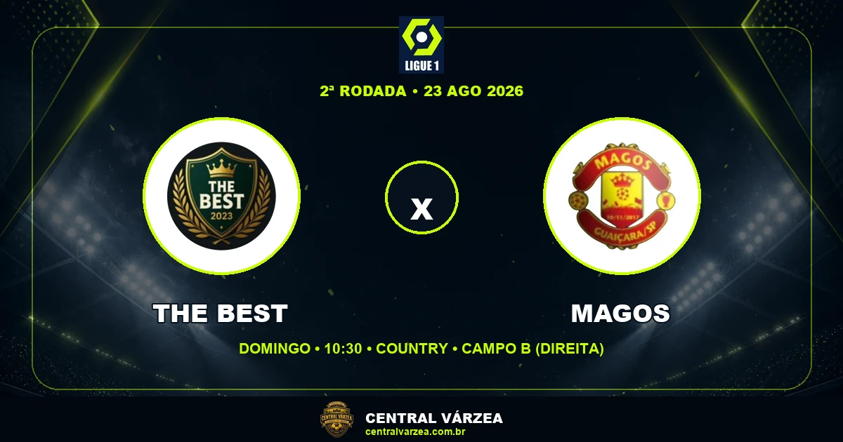 The Best e Magos buscam reação na segunda rodada da Ligue 1